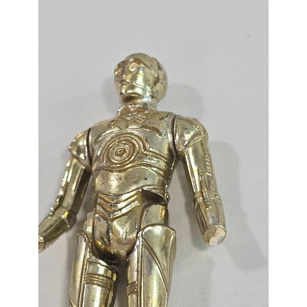 Vintage Star Wars C-3PO 1977 Kenner HK Hong Kong *Flawed Hand*